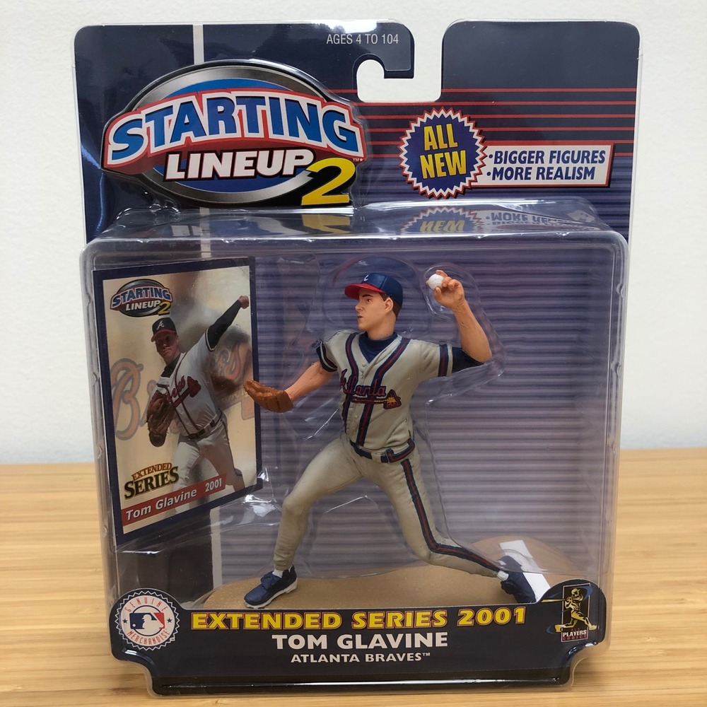 Hasbro Starting Lineup 2 Tom Glavine Unisex Collectors Grey Atlanta Braves 2001